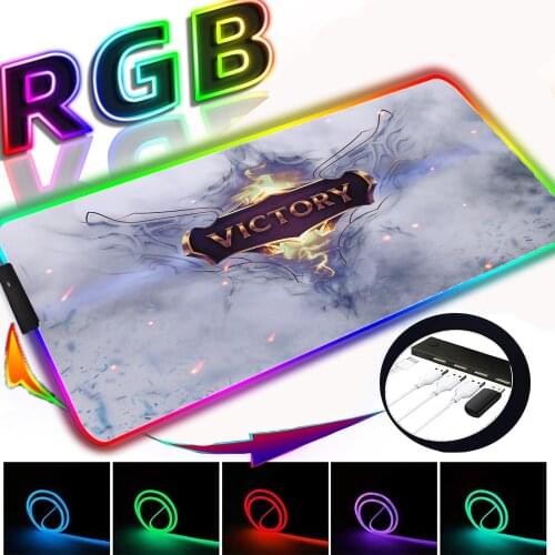 RGB with 4 Ports USB Mouse Pad HUB Large Gamer Accessories Office Keyboard Desk Mat LED Light Laptop Mini Pc Mousepad Carpet Mat
