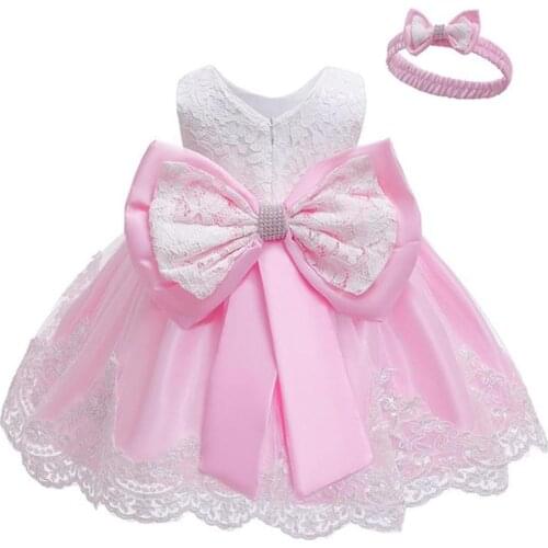 Newborn Christening Dress For Baby Girl Clothes Wedding Princess Dress 0-2 Year Birthday Party Girl Dress vestidos infantil