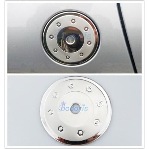 For Peugeot 206 CITROEN C2 Stainless Steel Fuel Tank Cap Gas Box Cover Car-Styling Accessories