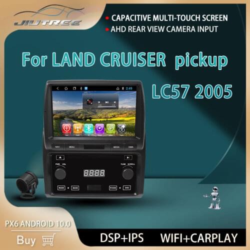 Android car DVD Radio GPS navigation FOR TOYOTA LAND CRUISER pickup LC57 2005 video HD touch screen multimedia player carplay