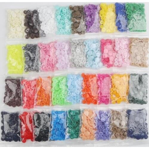 KAM T5 Plastic Snaps Button Fasteners Bag Folder Buckle Button Resin Garment Accessories For Baby Clothes Clips 20/50/100/150Set