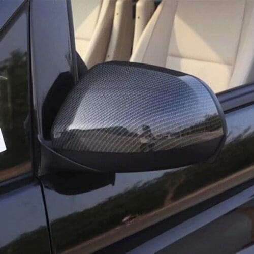 For Mercedes Benz Vito Valente Metris W447 2014-2018 Car Carbon Fiber Door Mirror Cover Rear View Overlay Accessories
