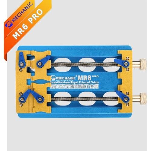 Fixture MECHANIC MR6 PRO Universal PCB Holder Double Bearing Jig Fixture for iPhone Motherboard Soldering Tools Rework Platform