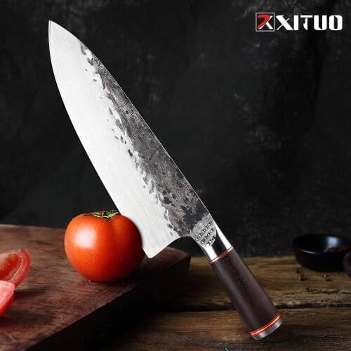 XITUO Hand Forged Boning Knife Ingenuity Forged Chef Knife Professional Meat Cleaver Stainless Steel Butcher Knife