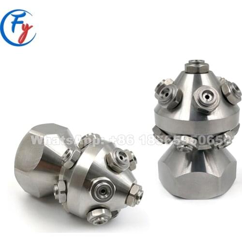 TANKJET 12900 Tank Cleaning Nozzle, Large Flow Clump Tank Washing Spray Nozzle with Multiple Sprayer Head