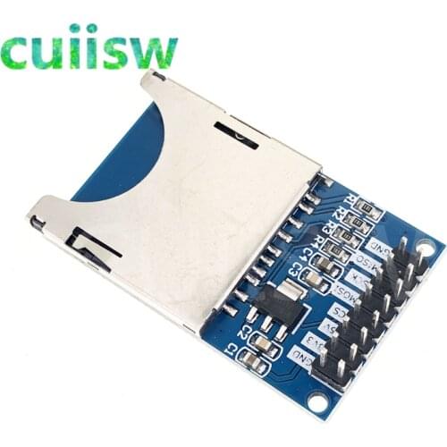 1pcs Hot Sale Reading and Writing Module SD Card Module Slot Socket Reader ARM MCU for arduino DIY Starter Kit