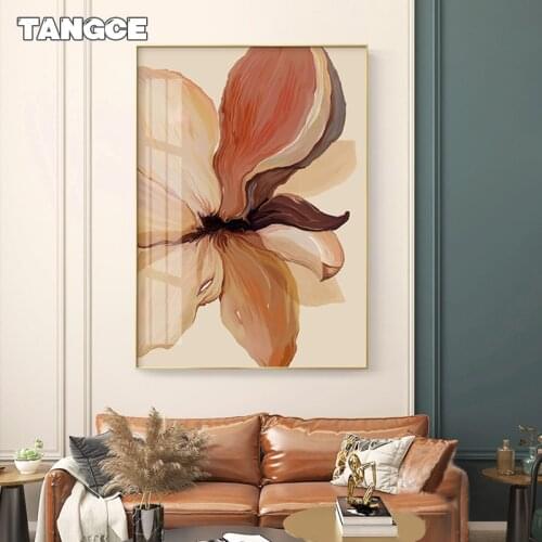 Vintage Flowers Canvas Painting Blooming Botanical Print Poster Abstract Wall Art Pictures Living Room Bedroom Decor Loft Style