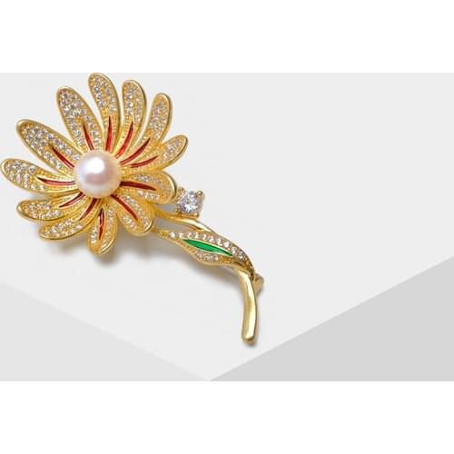 Amorita boutique Vintage fashion flower design brooch