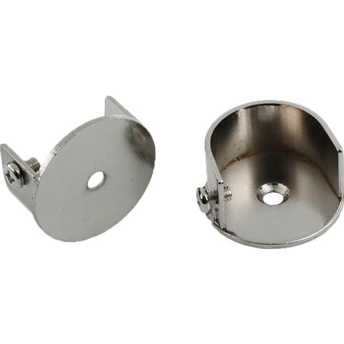 High Quality 2x Recess Bracket Curtain Rail Support Curtain Pole Bracket Wall Mount 28mm Curtain Decorative Accessories