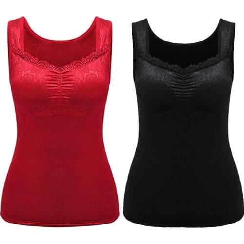 Women 2021 Autumn Winter New Fashion Solid Color Vest Tops Female Tight Slim Bottoming Vest Tops Ladies Thicken Warm Tops D421