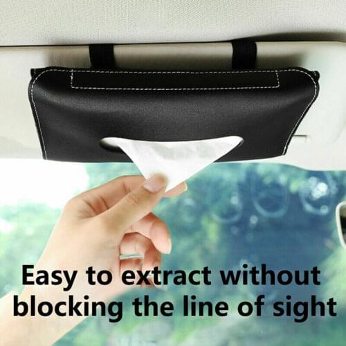 1 Pcs Car Tissue Box Towel Sets Car Sun Visor Tissue Box Holder Auto Interior Storage Decoration For Bmw Car Accessories