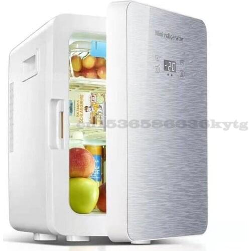 12V/220V 20L Car Refrigerator Refrigeration Heating Dual-use Refrigerator Mini Portable Dormitory Apartment Small Refrigerator