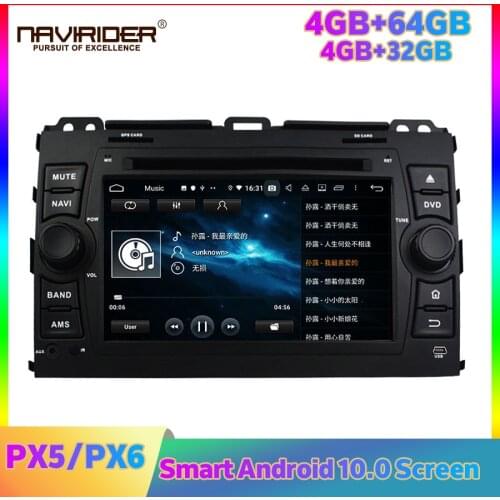 PX5 PX6 Car Android Radio Multimedia Player For Toyota Prado 2009 DVD GPS Navigation Carplay DSP Head Unit Autoradio