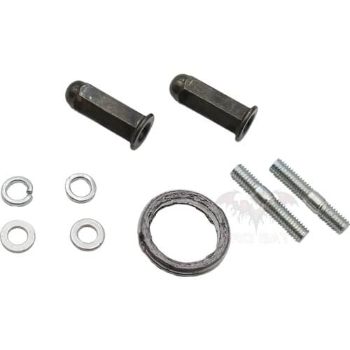 Exhaust Bolt Stud Nut Gasket for Chinese Scooter GY6 50cc 125cc 150cc QMB139 152QMI 157QMJ Taotao Jonway