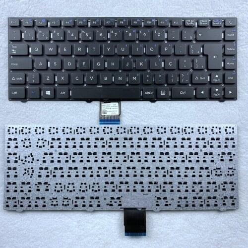 Brazil Laptop Keyboard For Shuttle MP-11J78PA-H771 82R-14A240-4210E 11J7F51UPAL-C BR Without Frame Black BR Layout
