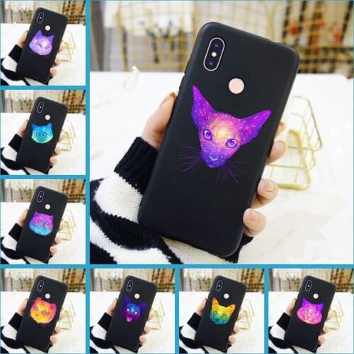 Purple Cat Cool Yellow Aesthetic Blue Back Cover For Xiaomi Mi 9 SE A3 Soft Silicone Phone Case For Xiaomi Mi 8 9T PRO