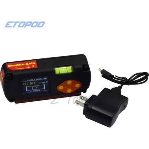 Diax Digital Protractor level Inclinometer Measuring Angle ruler Elevation meter Dual Axis,rechargable magnetic level box