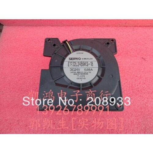 For SERVO E1232L24B9KS-18 12CM 12032 24V 0.56A the blower turbo fan ++cooling fan