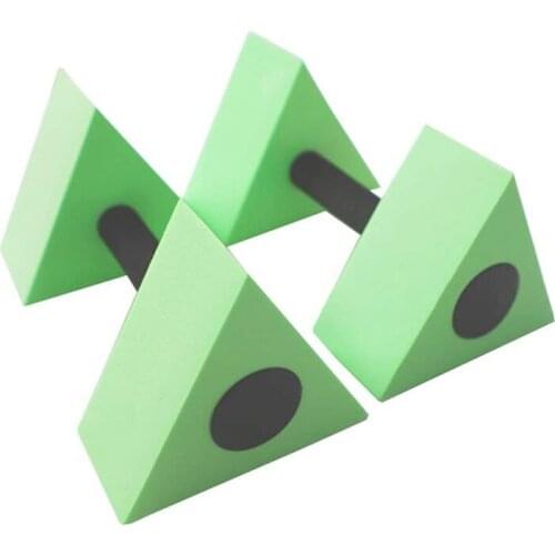 2 Pcs EVA Triple-cornered Water Floating Dumbbell for Aquatic Water Exercise Fitness Swimming Exercise Dumbbells