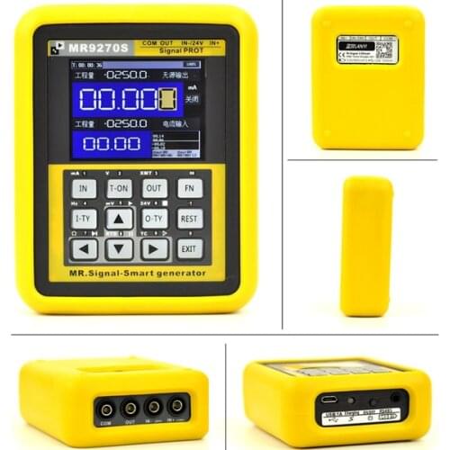 Jiguoor PT100 Thermocouple Pressure Transmitter Logger PID Frequency MR9270S 4-20mA Signal Generator Calibration Current Voltage