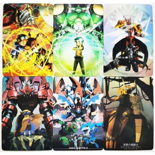 9pcs/set Digimon Adventure Digital Monster Digimon Hobby Collectibles Game Anime Collection Cards