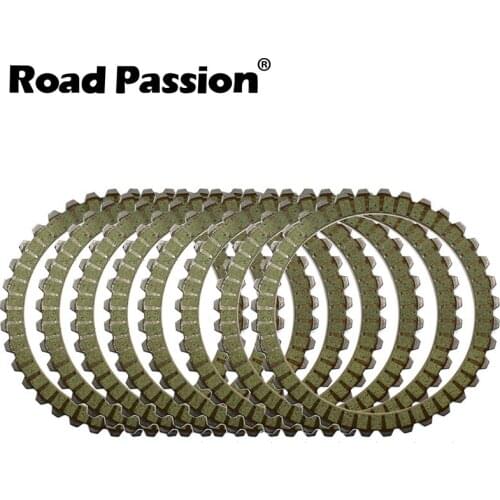 Road Passion 8pcs Motorcycle Clutch Friction Plates Kit For Harley XL883 Sportster XL883C XL883L XL883R XLH883C XLH883 XL1200