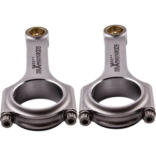 Forged Steel Connecting Rods for Fiat 500 Old Model 2 cylinder 126mm Bielle Pleuel ARP2000 Bolt 800HP