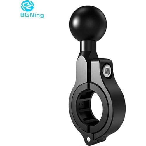 BGNing 1" inch Ball Head Mount Adapter Motorcycle Bracket Bicycle Handle Bar Clip Phone Holder Clamp for GoPro YI Sports Camera