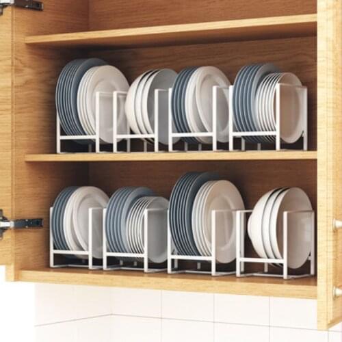 Kitchen Tableware Bowl Dish Storage Holder Drainer Cupboard Organizer Dinnerware Drain Rack Shelf Pot Lid Holder Tray Stand Tool