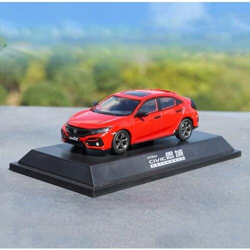 Diecast 1:43 Scale Original Civic 2020 New Simulation Alloy Car Model Metal Collection Decoration Toy Ornament Display Show Gift