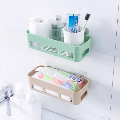 Bathroom Kitchen Storage Shelf Kitchen Wall Hang Drain Bathroom Organizer Rectangle Semicircle Bathroom Organize