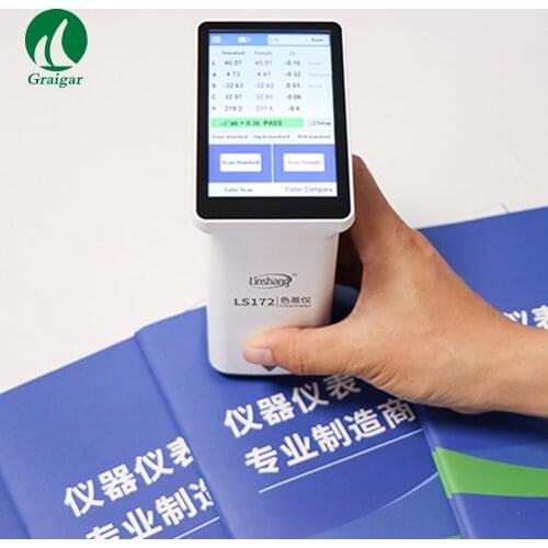 New LS172 Handheld Multifunctional Colorimeter Color Analyzer with Big Screen