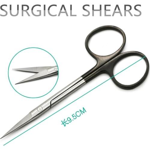 Plastic surgery scissors Dental Ophthalmic surgery scissors Stainless steel cosmetic plastic surgery double eyelid