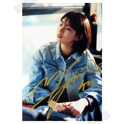 Signed SUZY Bae Sue Ji Autographed photo While You Were Sleeping 4*6 free shipping K-POP 10201703