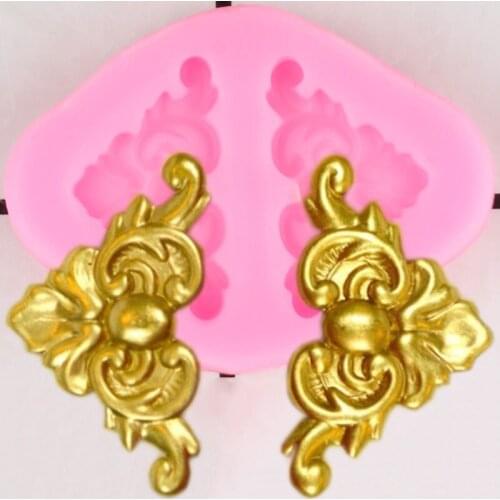 Relief Cake Border Silicone Mold Fondant Cake Decorating Tools Chocolate Gumpaste Mould Candy Moulds Polymer Clay Molds