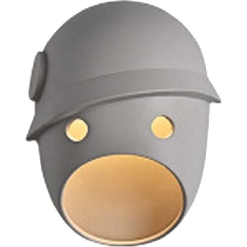 Nordic Modern LED Wall lamp for bedroom mask Wall Light Resin Wall Decor lights for Living Room Stairway Home Decoration lamps