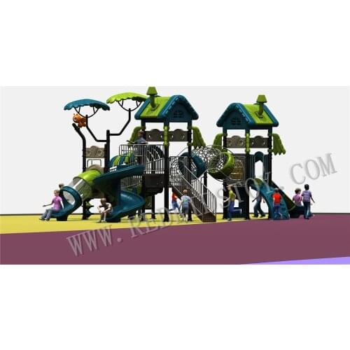 EU Standard Tree House Themed Playground Equipment Outdoor HZ-2018SWE003