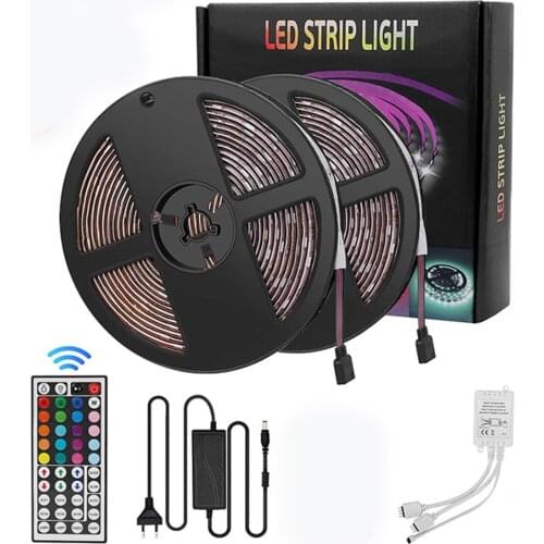 RGB 5050 Led Strip Light UseLiving Room Decoration Christmas Waterproof IP65 Ribbon Tape Brighter 60leds/M DC12V