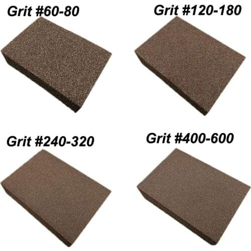 URANN 1pcs Polishing Sanding Sponge Block Sandpaper Sander Tool Grit 60 80 120 180 240 320 400 600