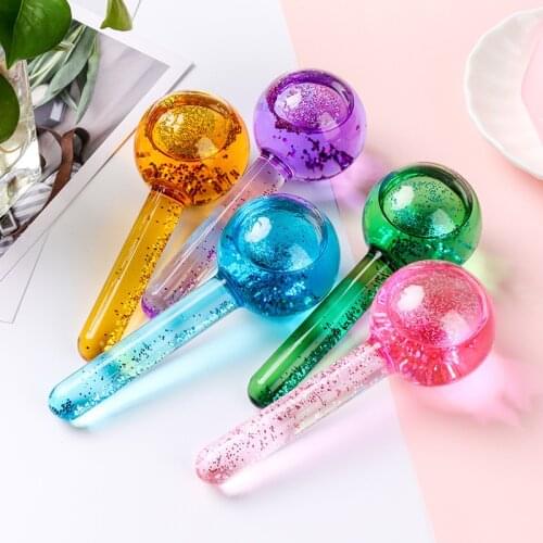 Magic Cool Roller Ball Large Beauty Ice Hockey Energy Beauty Crystal Ball Beauty Water Wave Beauty Facial Massage Ball Salon Use