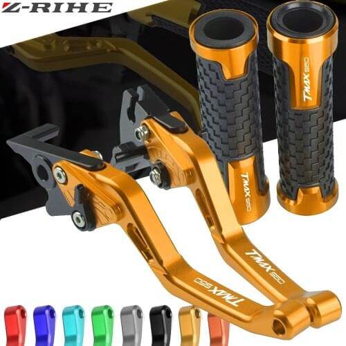 For YAMAHA TMAX560 T-MAX 560 2019-2020 Motorcycle Clutch Brake Lever CNC Extendable Adjustable Foldable Levers Handle Grips