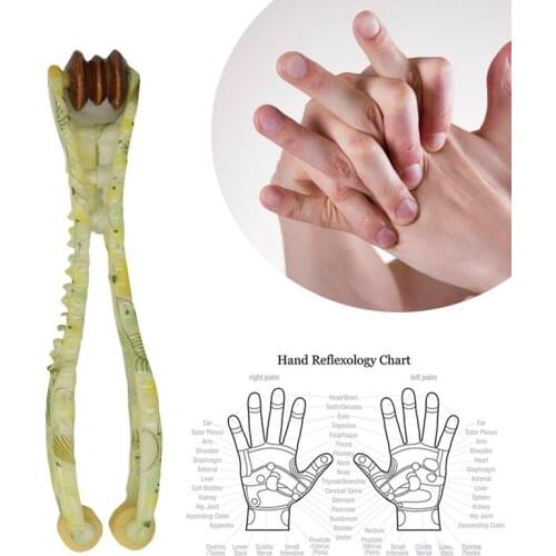 2 In 1 Finger Massager Roller Professional Plastic Massage for Arthritis Pain Relief Carpal Tunnel Tingling Stiffness Fatigue