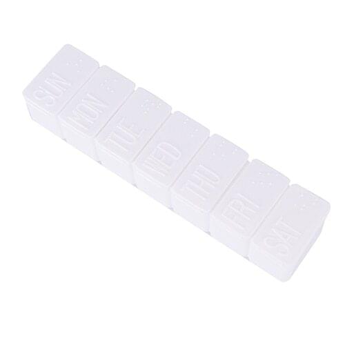 1 pcs Portable Pill Box Weekly 7 Day medicine box Holder 7 Slot Folding Vitamin Medicine Health Care Pill Cases