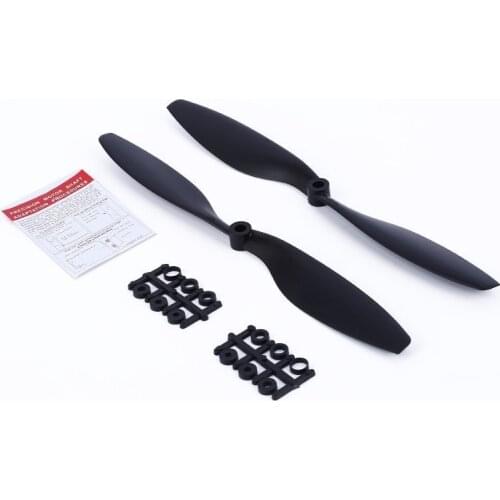 10x4.5" 1045 BLACK Red Nylon Propeller For Hex RotatHexa Multicopter Professional fashion Beautiful