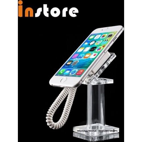 20 Pcs Cheap Magnetic Security Display Exhibitor Clear Holder Stand Universal For Shop Cellphone Dummy Mobile Phone