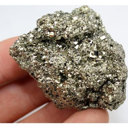 71g Natural Shiny pyrite mineral crystal specimen stones and crystals healing crystals quartz gemstones