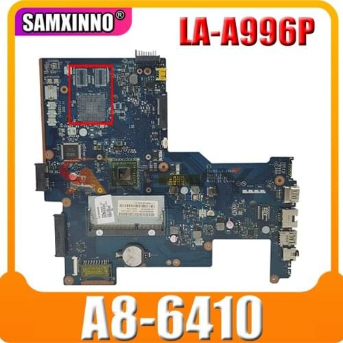 AKemy Laptop motherboard For HP Pavilion 15-G 255 G3 Core A8-6410 Mainboard ZSO51 LA-A996P 765093-001 764260-001 764260-601