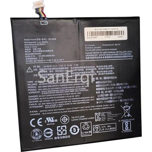 9000mAh Battery for Lenovo 0813008 Tablet Pad