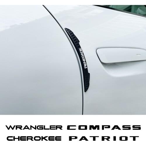 Car Anti-collision Strip Auto Stickers For Jeep RENEGADE WRANGLER CHEROKEE COMPASS PATRIOT TRAILHAWK COMMANDER LIBERTY RUBICON