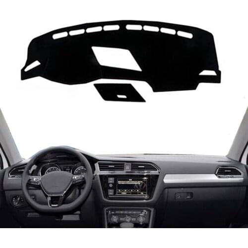 For Volkswagen VW Tiguan 2016 2017 2018 2019 Dashboard Cover Mat Pad Dashmat Sun Shade Instrument Carpet Protect Car Accessories